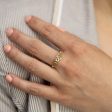 9ct Dazzling Yellow Gold Ring Fashion