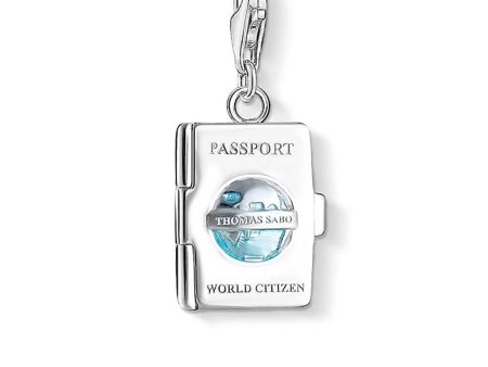 Sterling Silver Thomas Sabo Charm Club Passport Enamel on Sale