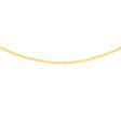 9ct Yellow Solid Gold 55cm 70 Gauge Curb Chain For Sale