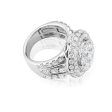 14ct White Gold 3 Ring Bridal Set With 7.00 Carats of White Diamonds Hot on Sale