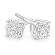 18ct White Gold Screwback Stud Earrings With 1 Carat Of Diamonds Discount