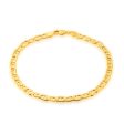 9ct Silverfilled Yellow Gold 120 Gauge 21 cms Bracelet Cheap