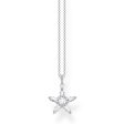 Sterling Silver Thomas Sabo Magic Sparkle Star Pendant with Chain For Sale