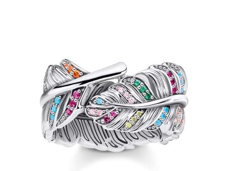 Sterling Silver Thomas Sabo Magic Garden Feather Ring Online Hot Sale