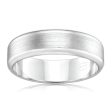 9ct White Gold 6mm Ring. All Sizes Supply