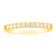 18ct Yellow Gold Ring With 1 4 Carat Diamonds Online Hot Sale