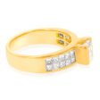 18ct Yellow Gold  Princess Celia  Ring With 2 Carats Of Diamonds For Discount