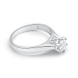 18ct White Gold 0.70 Carat GI Colour SI Clarity Certified Diamond Ring on Sale