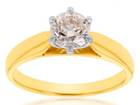 18ct 1.10 Carat Diamond Solitaire Ring Online Sale