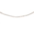 White Freshwater Flat Pearl 43cm Necklace with Sterling Silver Clasp Hot on Sale