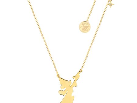 Disney Fantasia Gold Plated Mickey Reach For The Stars Pendant On 45+7cm Chain Fashion