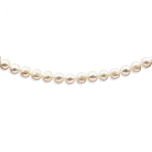 White Freshwater 160cm Long Pearl Necklace For Sale