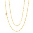 9ct Yellow Gold 3:1 Figaro 45cm Chain 50Gauge Online Hot Sale