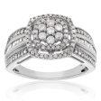 10ct White Gold 3 4 Carat Diamond Ring Sale