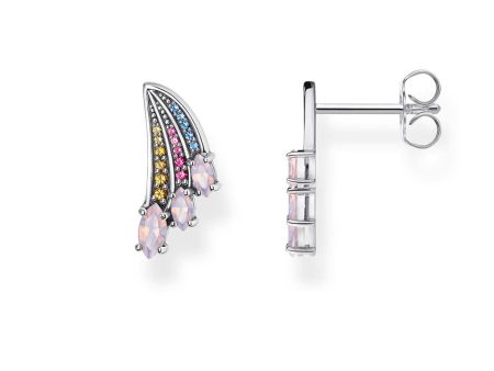 Sterling Silver Thomas Sabo Magic Garden Small Wing Studs Hot on Sale