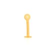 9ct Yellow Gold 3mm Ball Labret Stud Online now