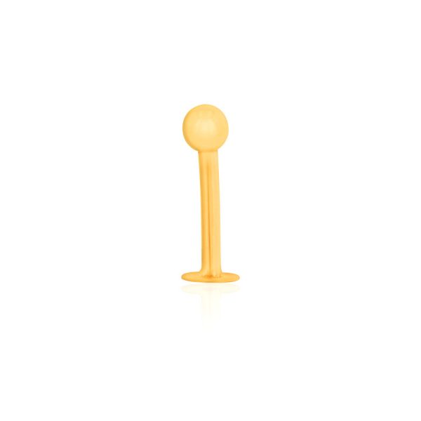 9ct Yellow Gold 3mm Ball Labret Stud Online now