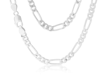 45cm Sterling Silver 200 Gauge Figaro 1:3 Chain Fashion