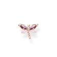 Thomas Sabo Rose Gold Plated Sterling Silver Dragonfly Single Stud *1 Earring Only* Online Hot Sale