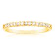 18ct Yellow Gold Ring With 0.15 Carats Of Diamonds Fashion