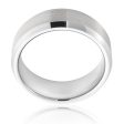 Tungsten Grey Centre Gents Ring on Sale