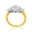 18ct Yellow Gold  Starlight  Ring With 1 Carat Of Diamonds For Cheap