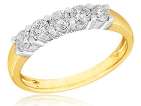 18ct Yellow Gold Diamond Ring Cheap