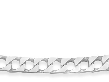 Sterling Silver Square Curb 55cm Chain Cheap