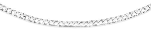 Sterling Silver Square Curb 55cm Chain Cheap