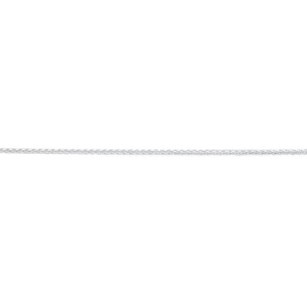 Sterling Silver Wheat Adjustable Heart Drop Chain 55cm Discount