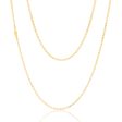 9ct Yellow Solid Gold 60 Gauge Curb 60cm Chain Hot on Sale