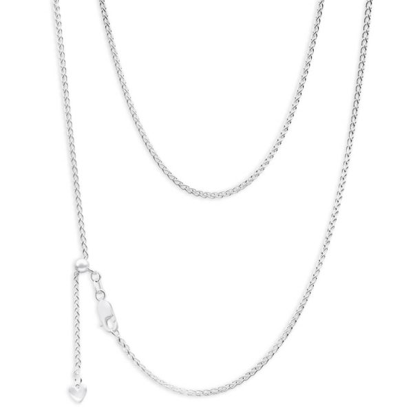 Sterling Silver Wheat Extender 55cm Anti Tarnish Chain Online