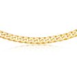 9ct Yellow Solid Gold 350 Gauge 60cm Curb Chain Hot on Sale