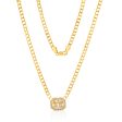 14ct Yellow Gold 1 2 Carat Diamond On 40cm Chain Supply