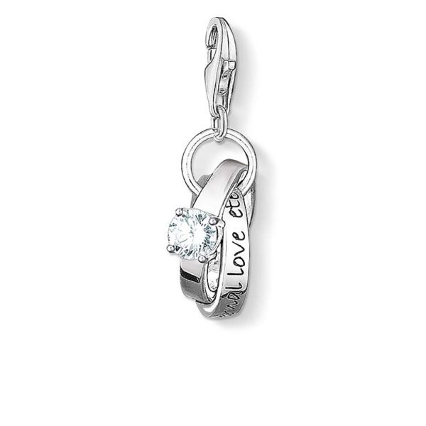 Sterling Silver Thomas Sabo Charm Club Wedding Ring For Cheap