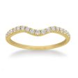 18ct Yellow Gold  Carina  Contour Ring With 0.2 Carats Of Diamonds Online