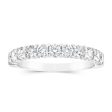 18ct White Gold Ring With 1 Carat Of Brilliant Cut  Claw Set Diamonds on Sale