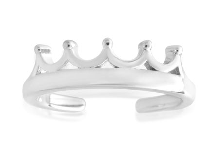 Sterling Silver Toe Ring Crown Cheap