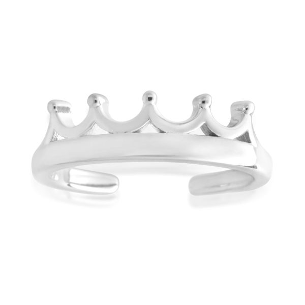 Sterling Silver Toe Ring Crown Cheap