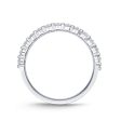 Memoire 18ct White Gold 1 Carat Diamond Paramount Half Round Eternity Ring 4.5mm Hot on Sale