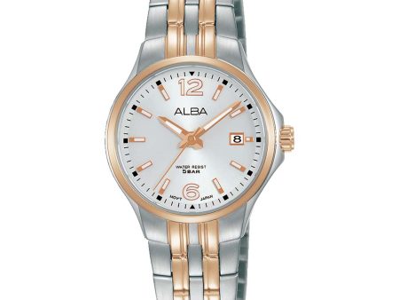 Alba AH7Y74X1 Two Tone Womens Watch For Cheap