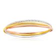 9ct Opulent Yellow Gold Silver Filled Bangle Cheap