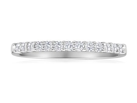 1 4 Carat Flawless Cut 18ct White Gold Claw Set Diamond Ring Discount