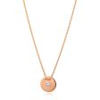 9ct Rose Gold Diamond Pendant on 39-45cm Adjustable Chain Online now