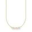 Thomas Sabo Gold Plated Sterling Silver Dancing Cubic Zirconia 38-42 cm Chain Online now