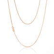 9ct Rose Gold Silver Filled 55cm  Curb Chain Supply