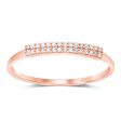 9ct Rose Gold Eternity Ring with 30 Diamonds Online