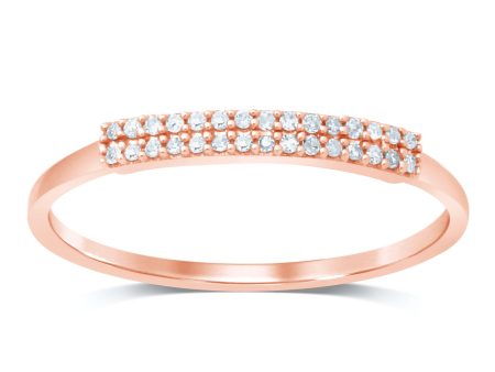 9ct Rose Gold Eternity Ring with 30 Diamonds Online