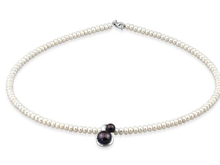 White Freshwater Pearl Necklace Cheap