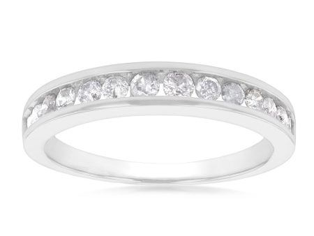 10ct White Gold 1 2 Carat Diamond Ring Online Hot Sale